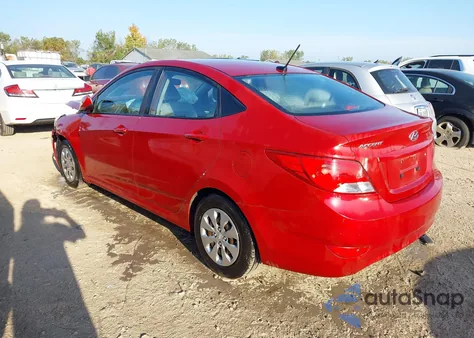 2017 Hyundai Accent Se z USA, uszkodzony, nr VIN KMHCT4AEXHU355800